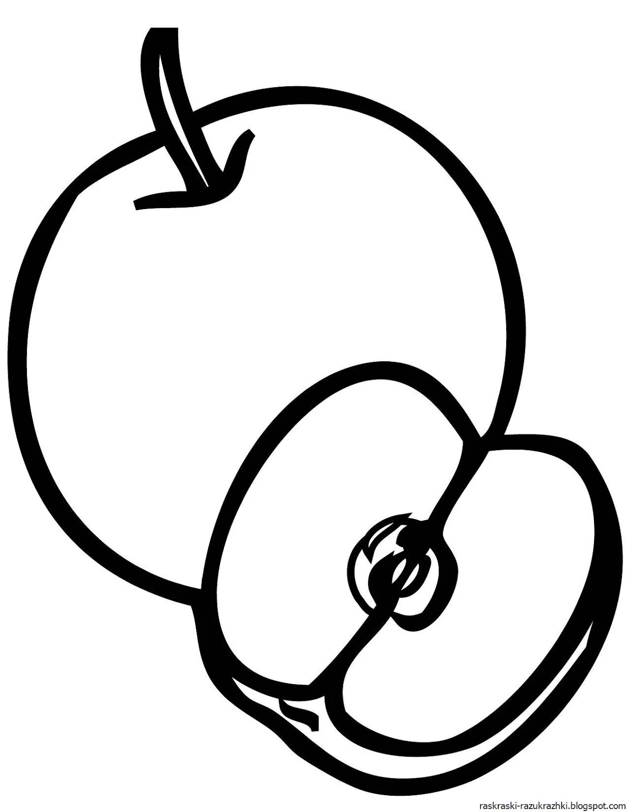 Яблоко рисунок для детей #29