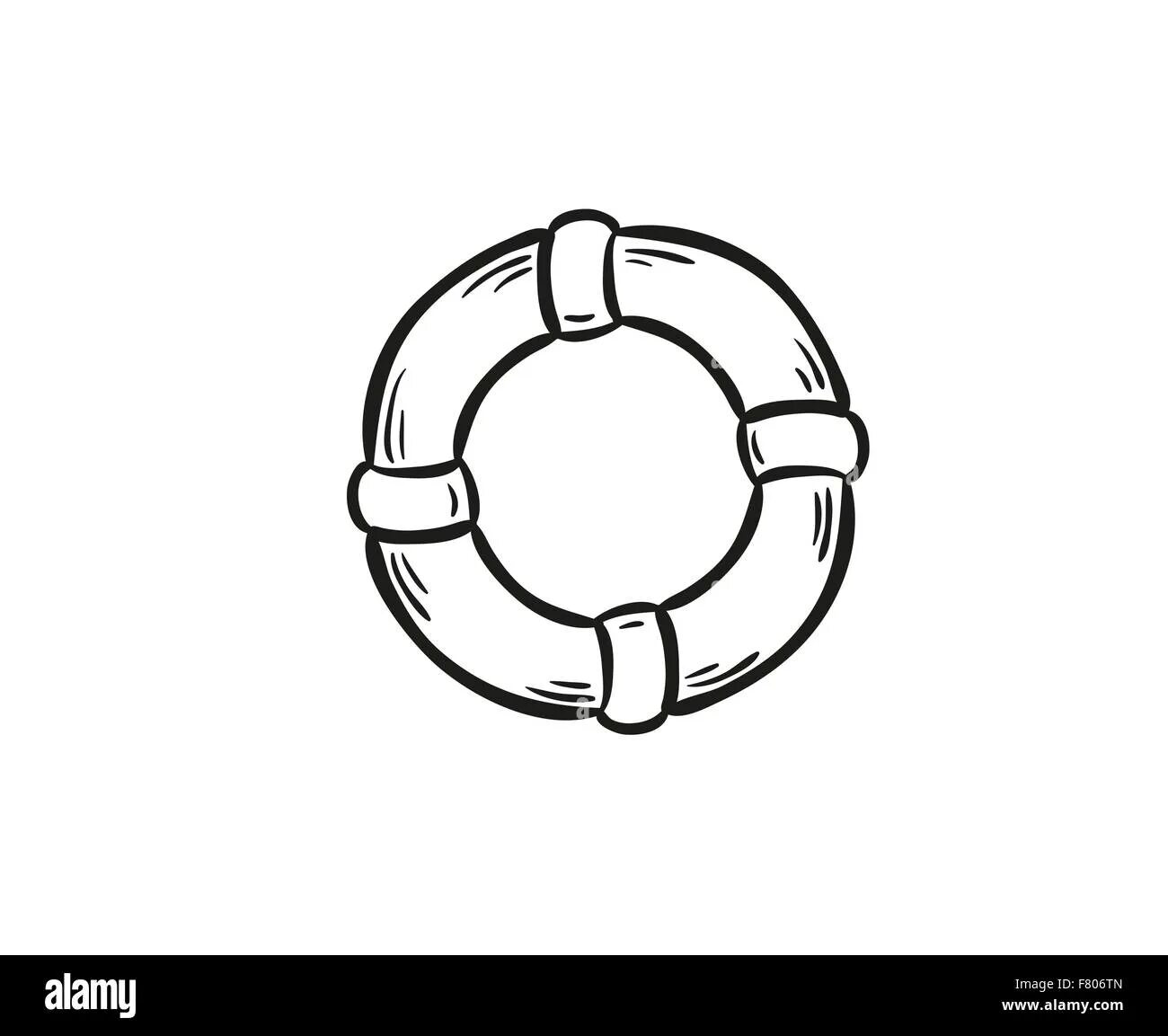 Lifebuoy coloring pages for kids