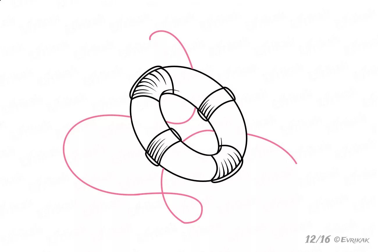 Photo Color-blast life buoy coloring book for kids