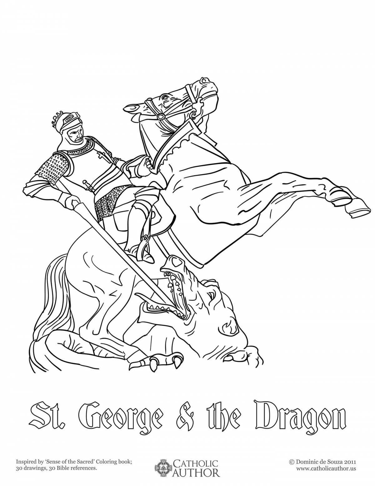 Coloring St. George the Victorious