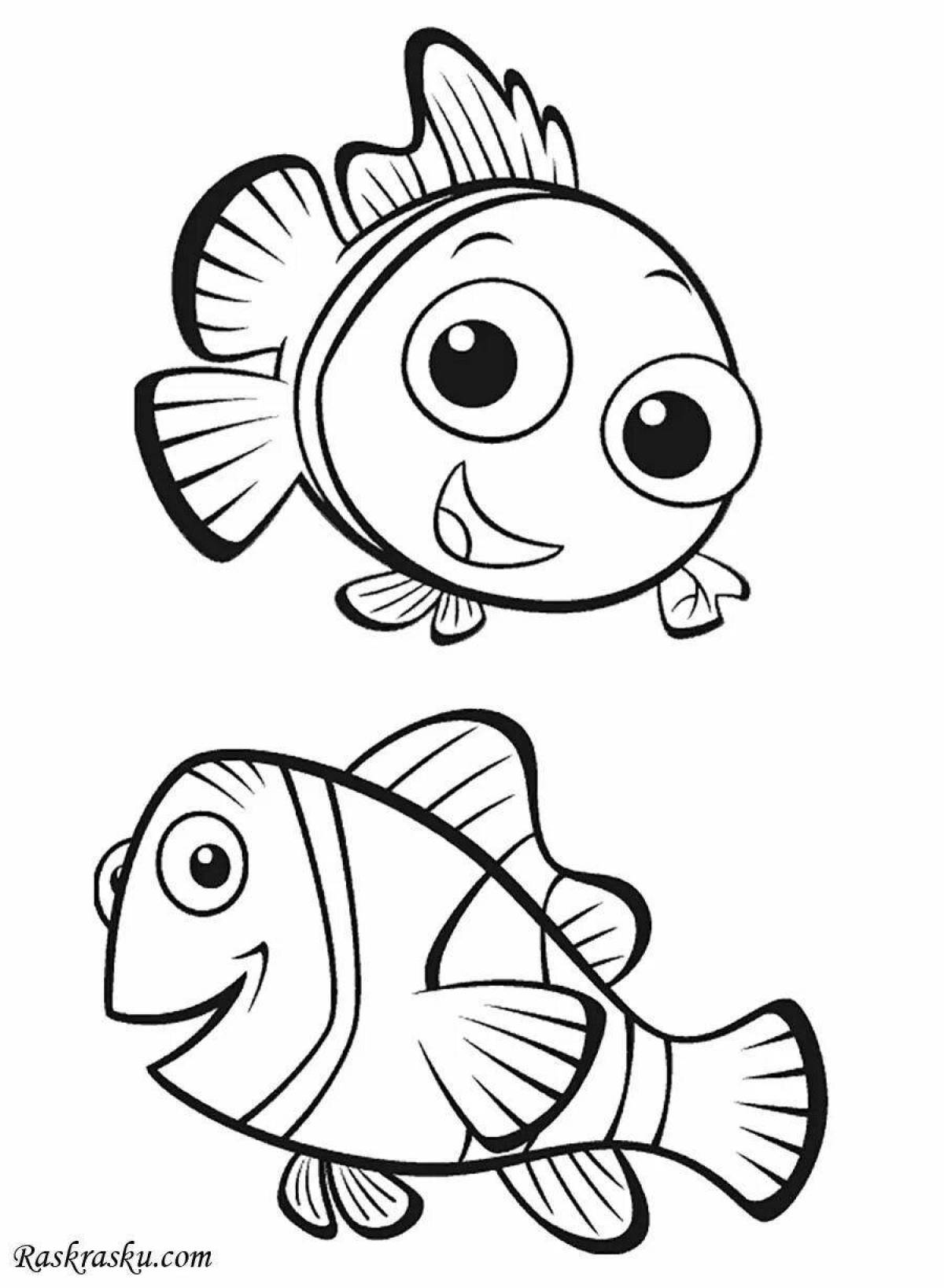 Exciting fish pattern for kids