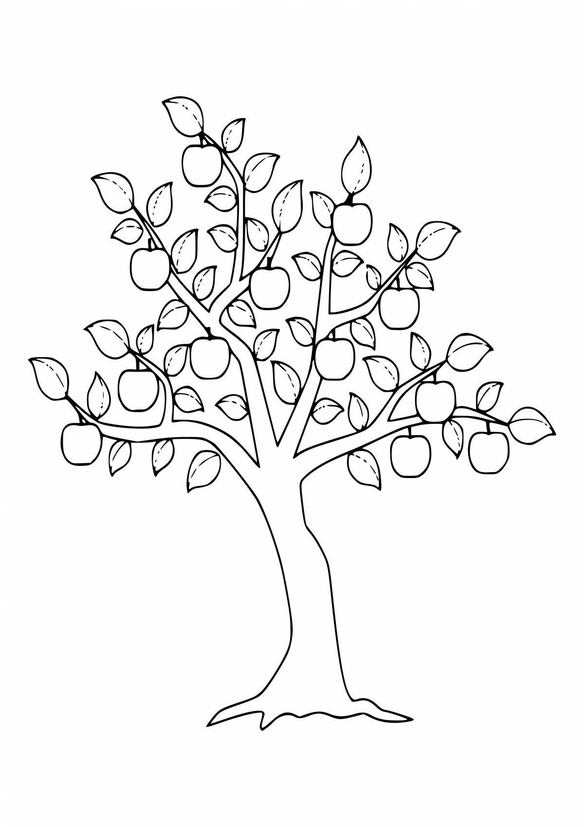 Дерево рябина для детей #3