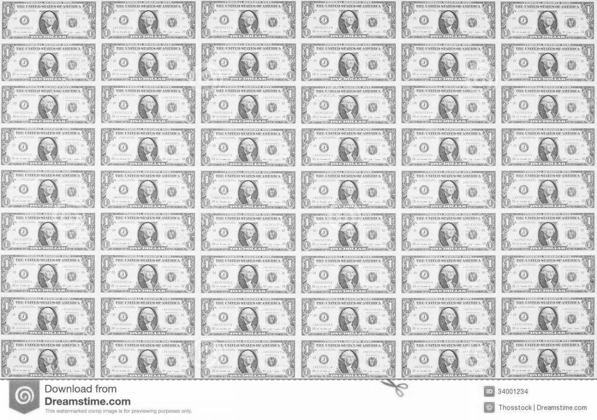 Inspiring money ruble coloring pages for kids