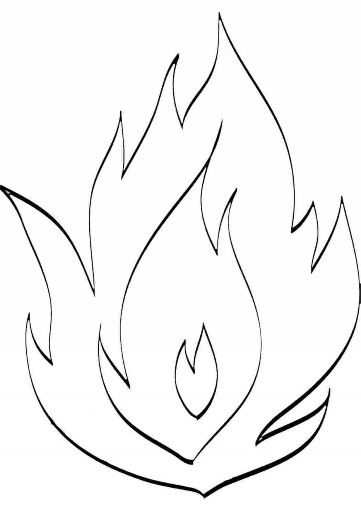 Photo Fire flame for kids #13