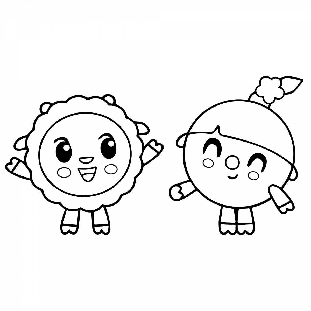 Раскраска Малышарики для малышей #1