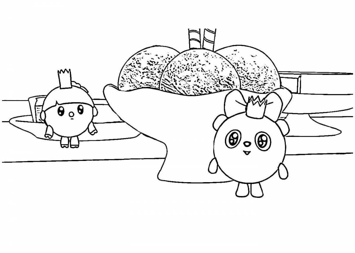 Раскраска Малышарики для малышей #20