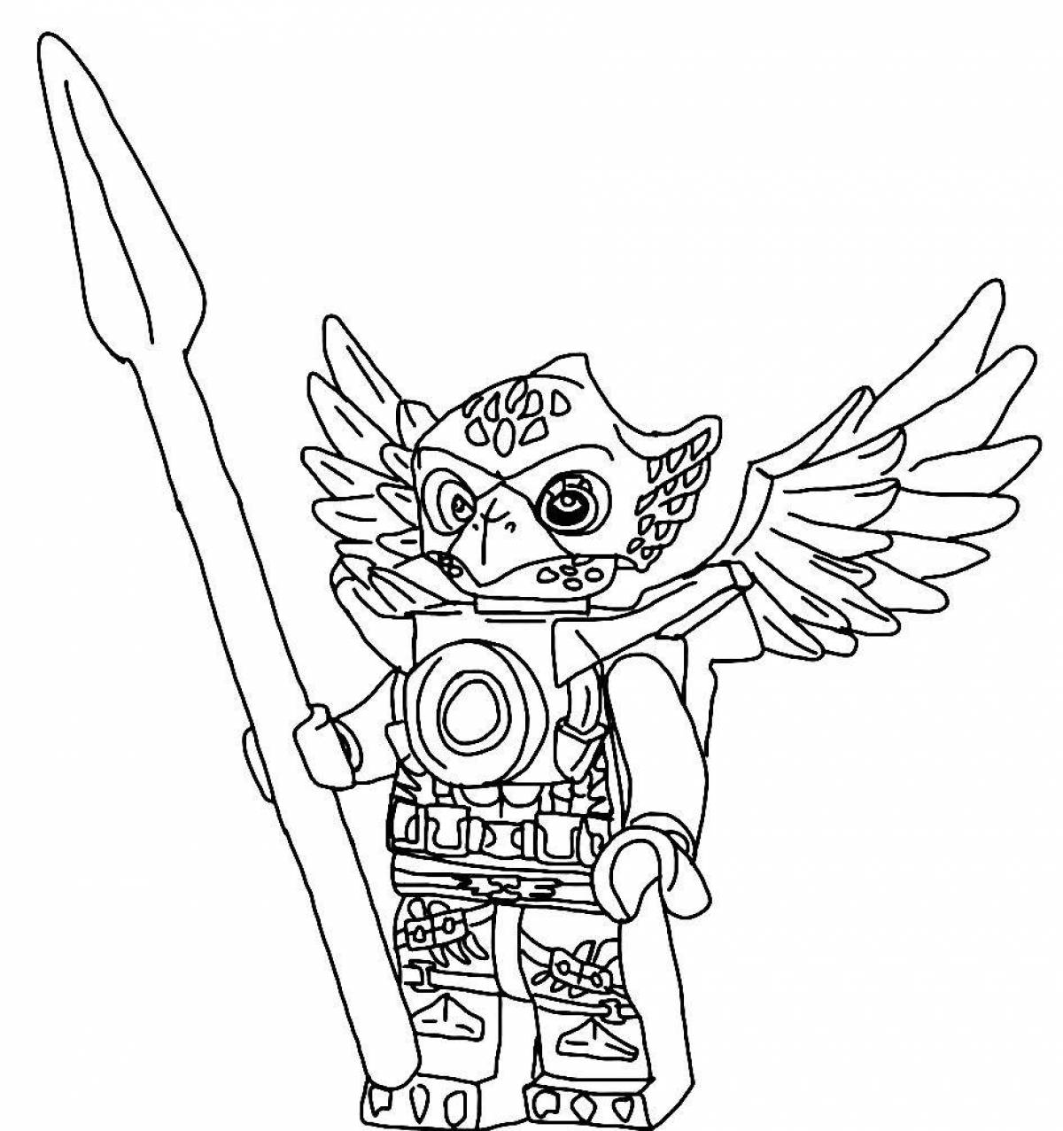 Fun monkart coloring page for kids