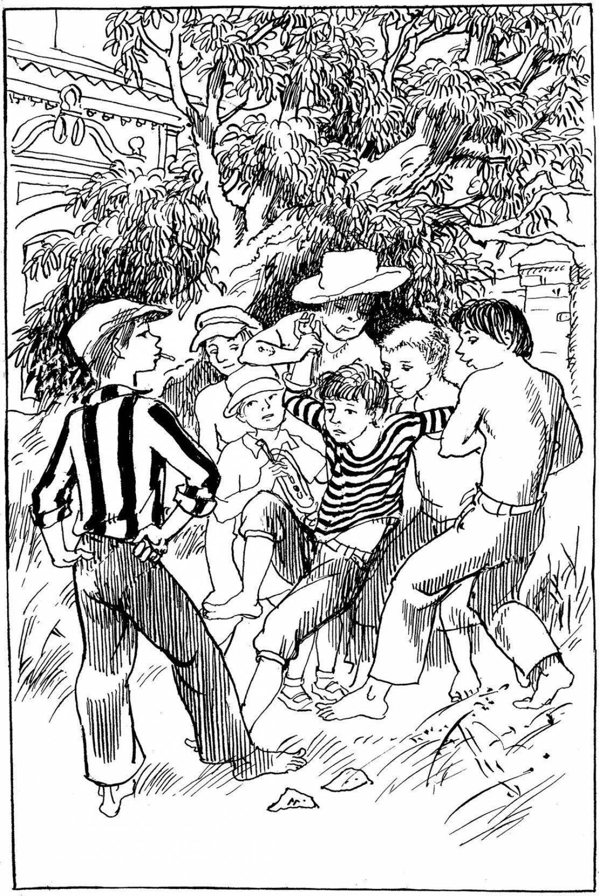 Photo Charming chuck and huck coloring book