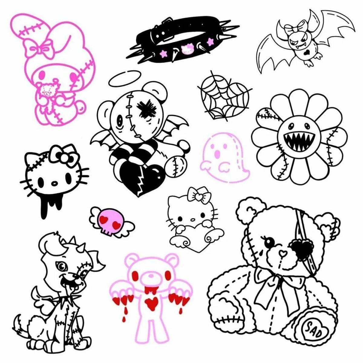 Mini drawings for making stickers #7