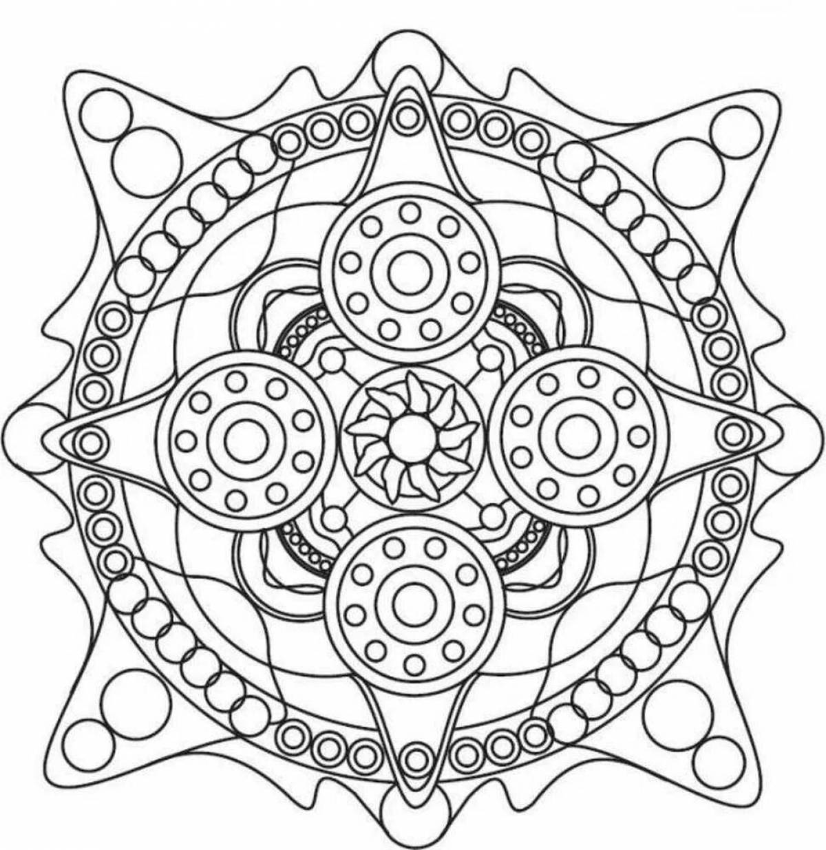 Great money mandala coloring book