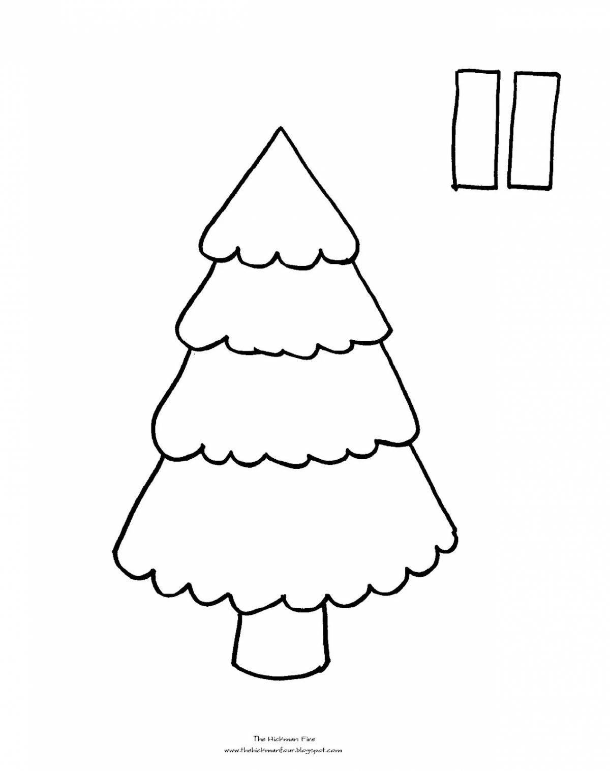 Exquisite Christmas coloring book for kids