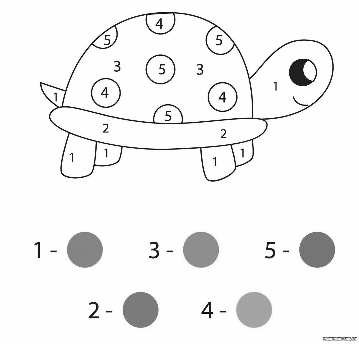 By numbers for kids game #7