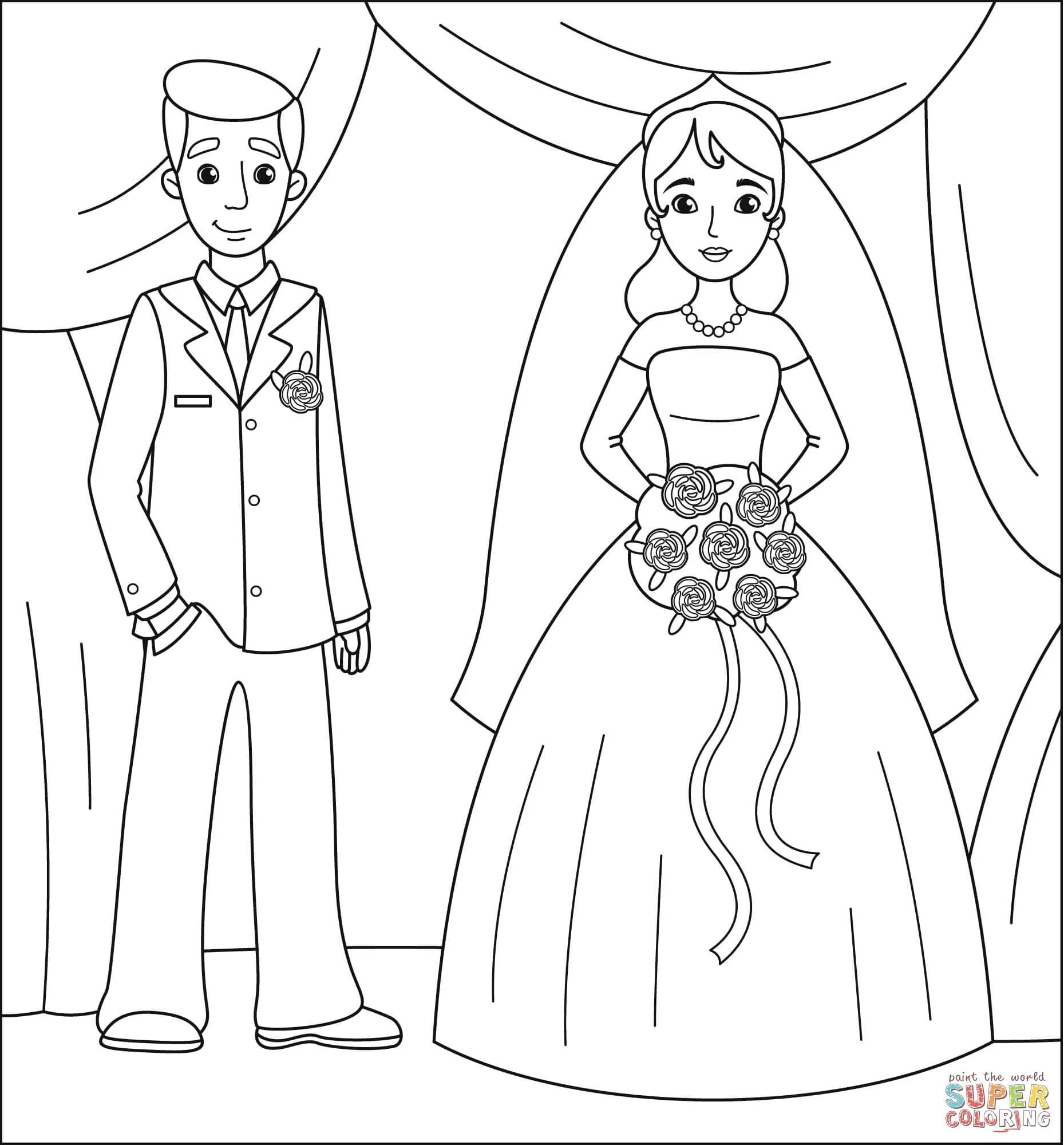 Bride and groom for kids #3
