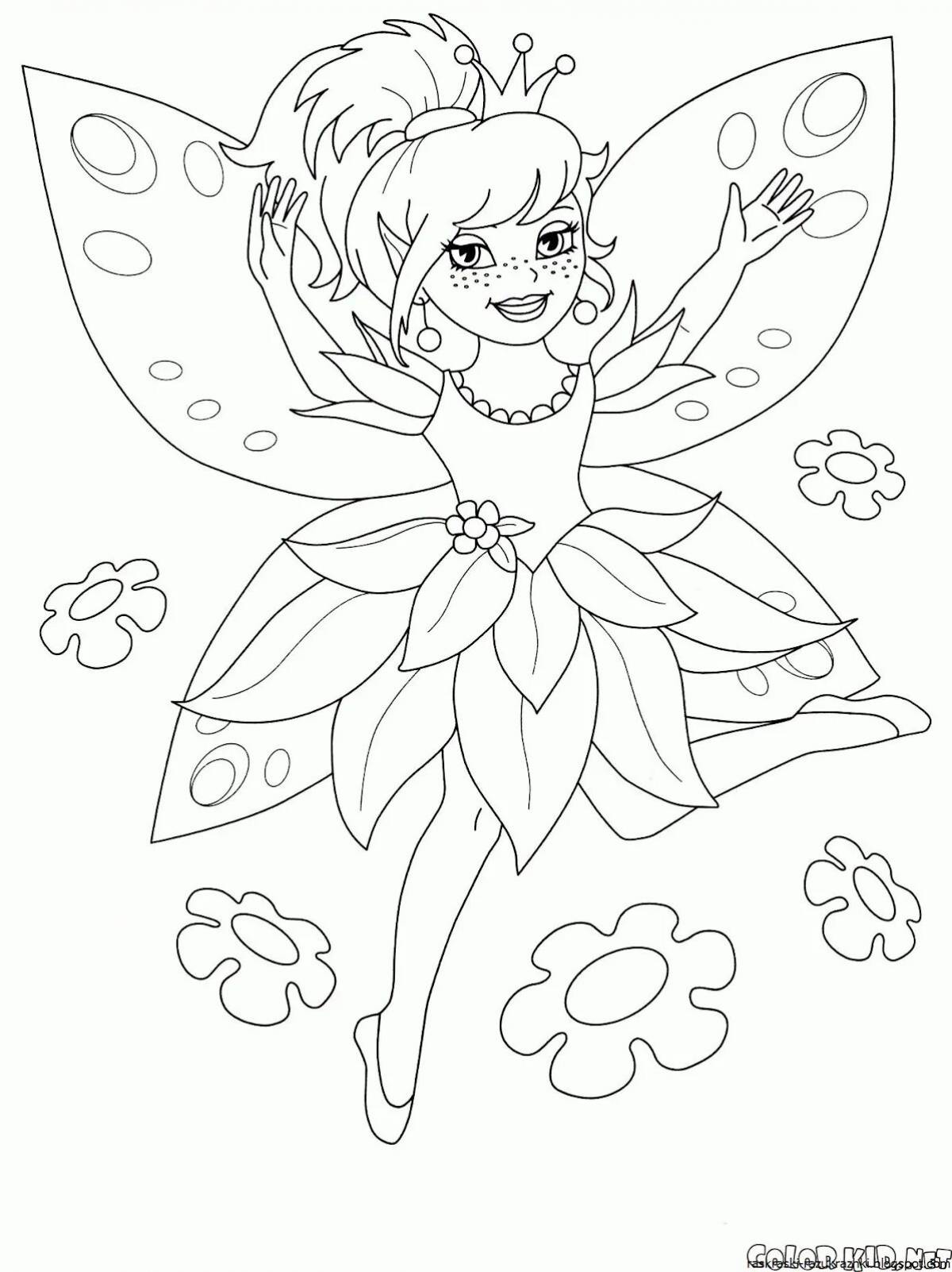Dazzling princess coloring pages for girls 4 years old