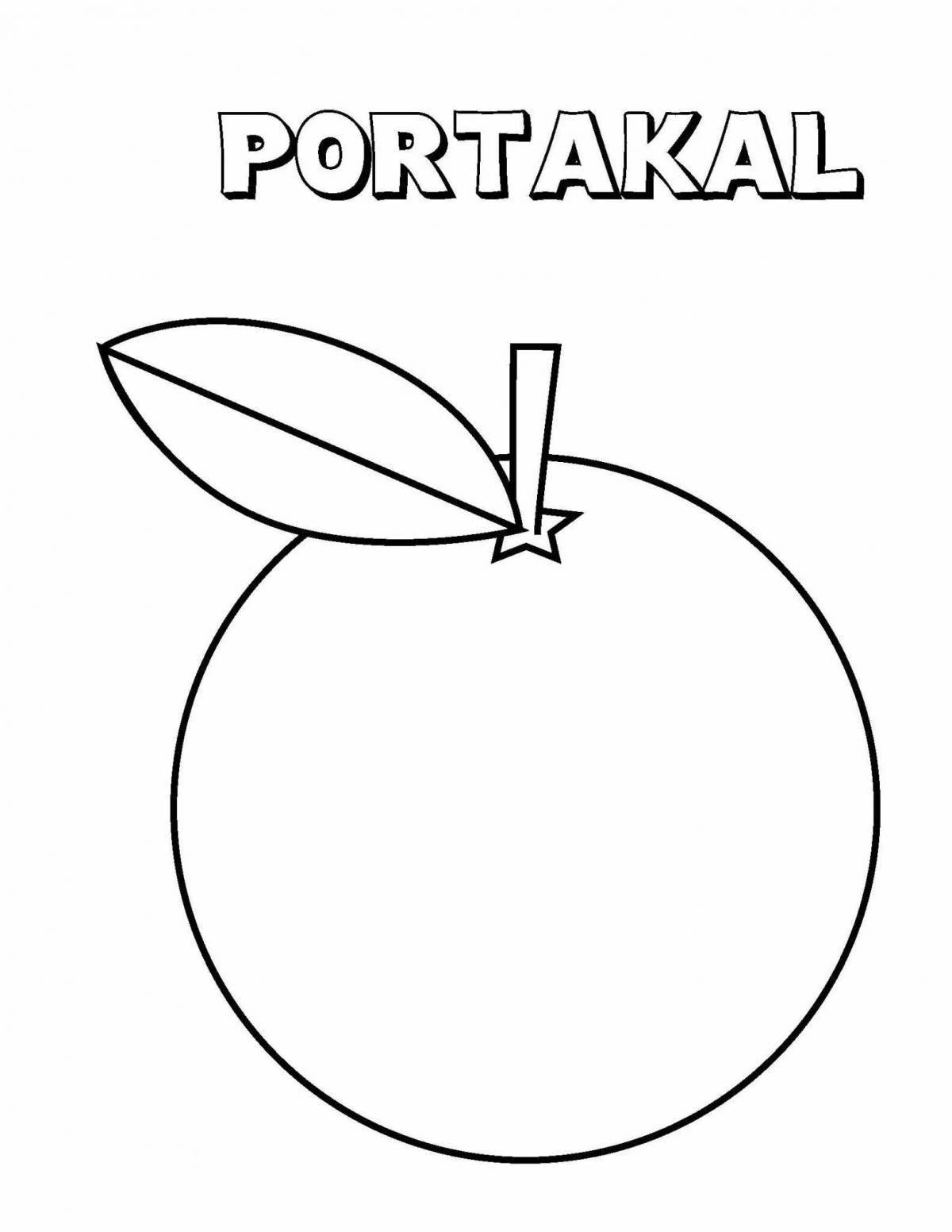 Апельсин для детей 5 6 лет #9