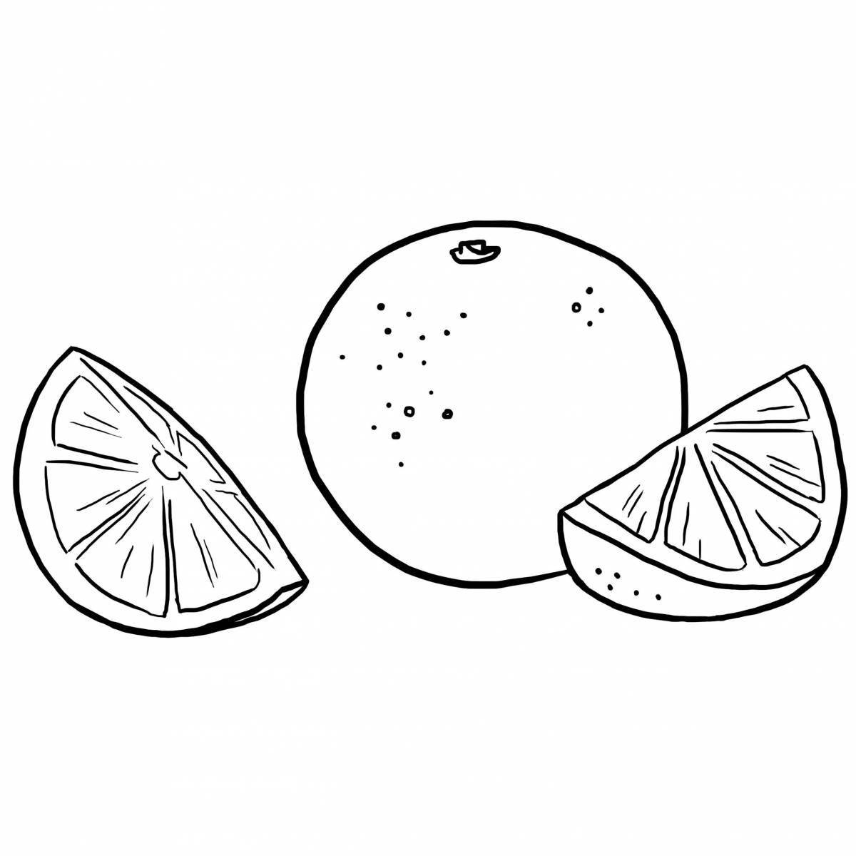 Апельсин для детей 5 6 лет #10