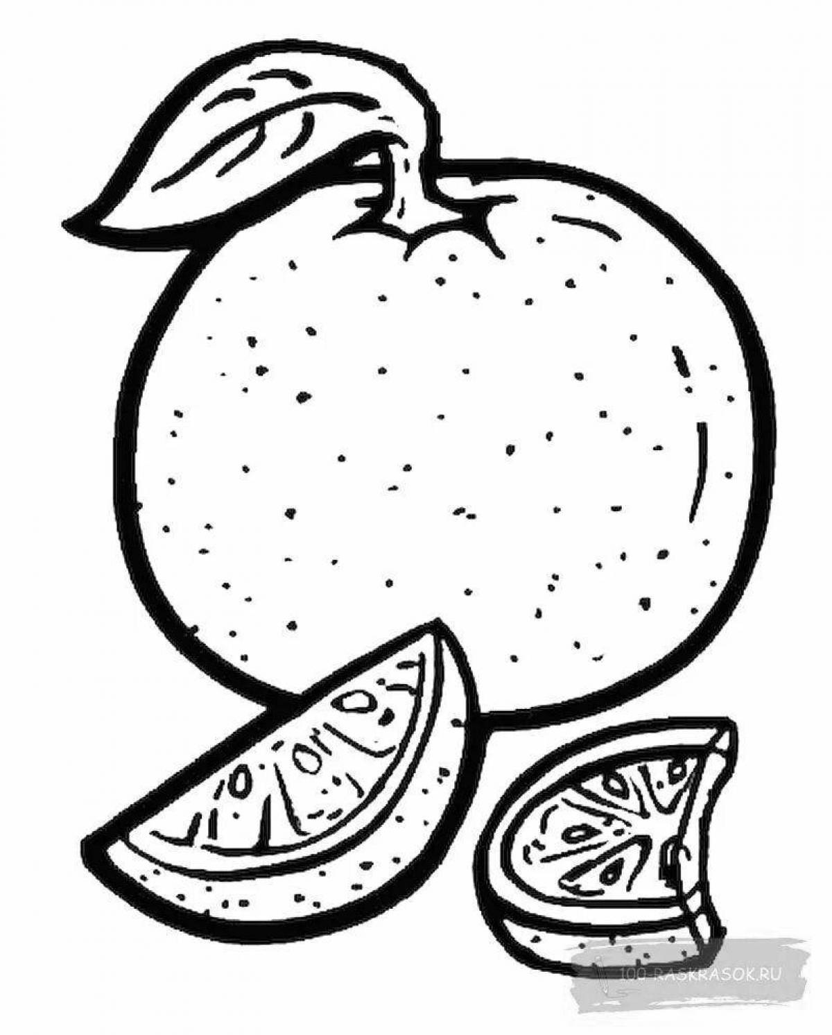 Апельсин для детей 5 6 лет #12