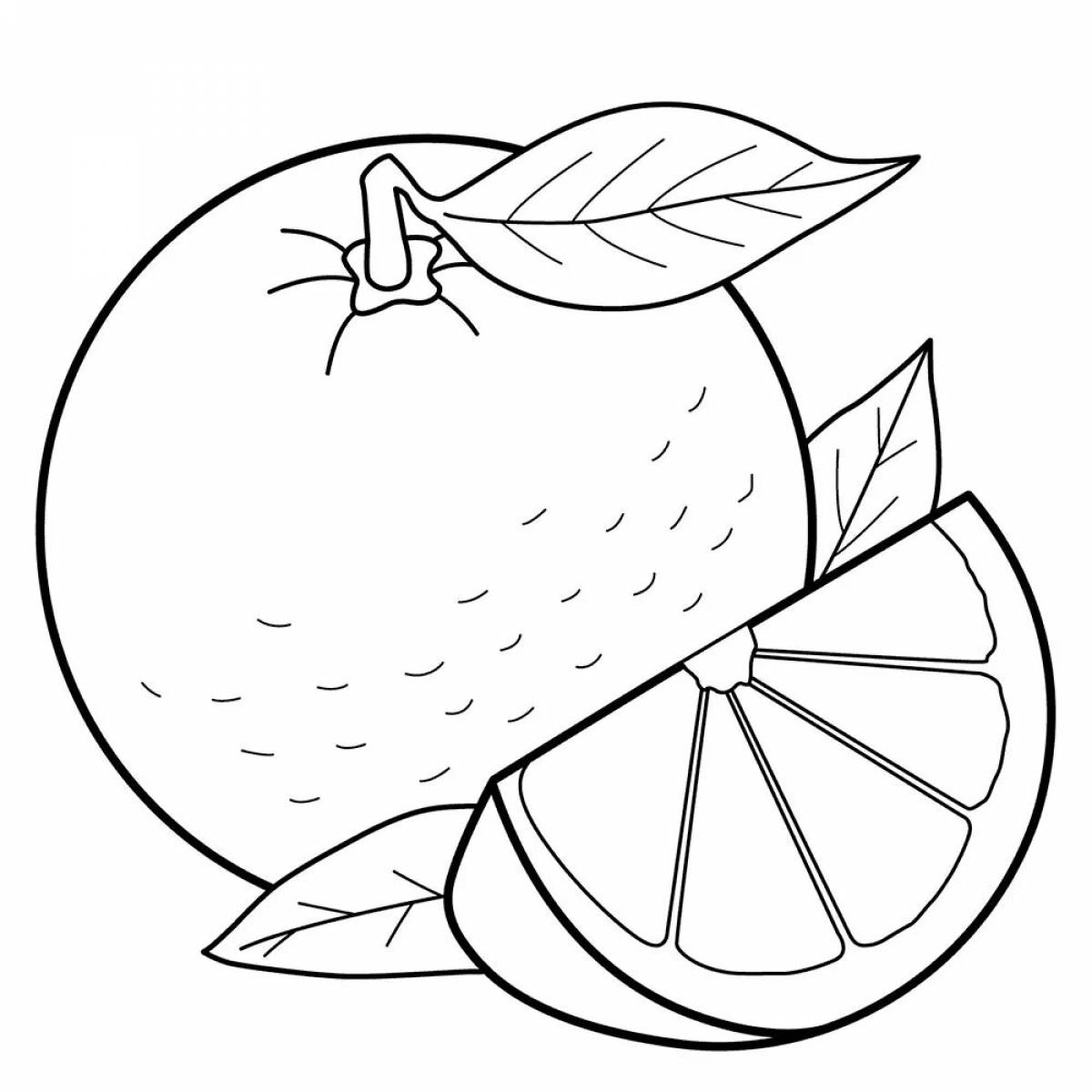 Апельсин для детей 5 6 лет #19