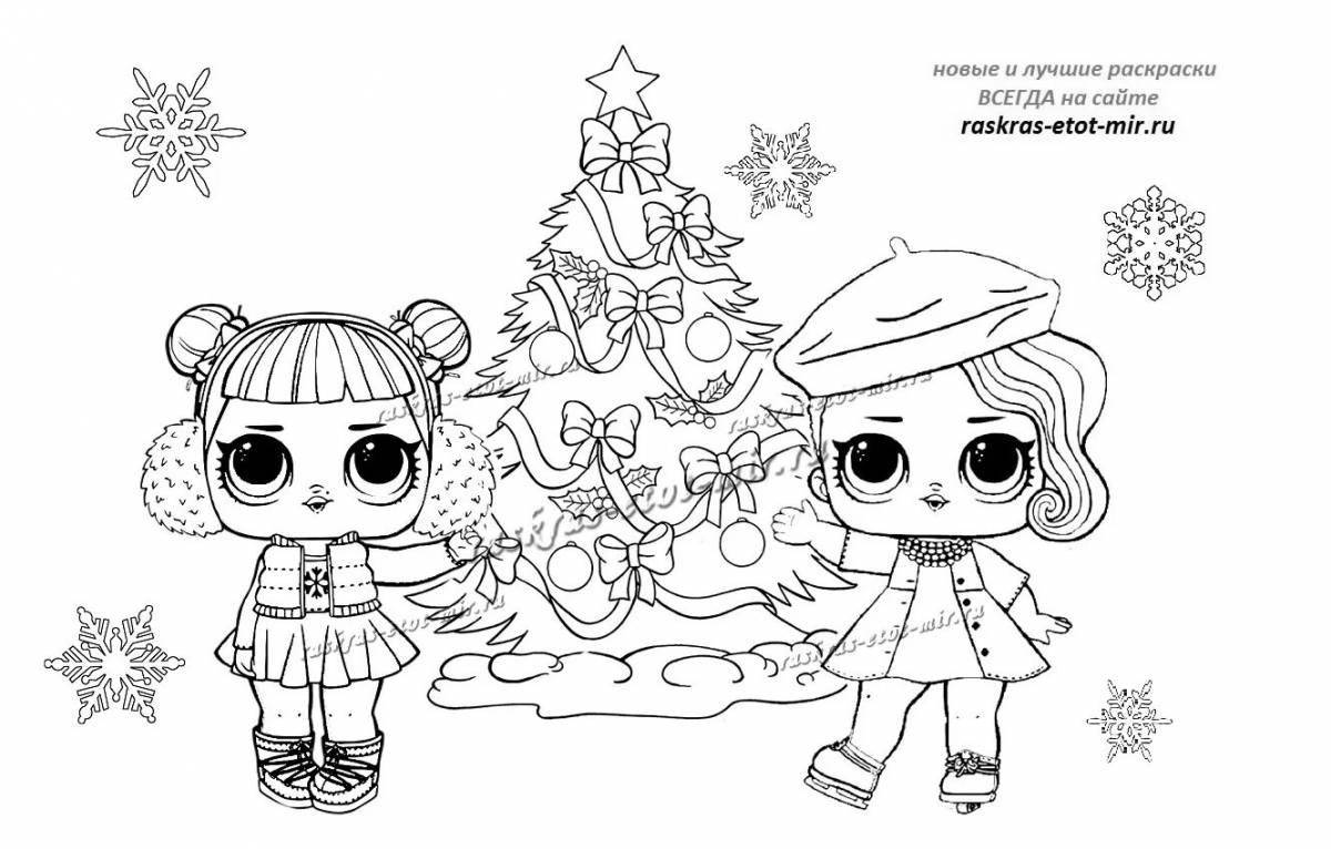 Colorific lol doll house coloring book for girls