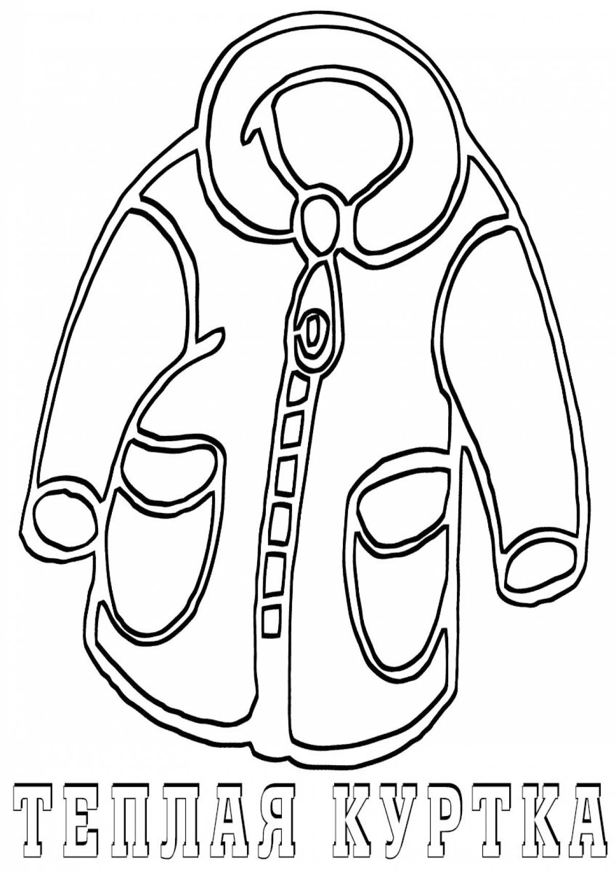 Coloring book with colorful jacket for children 3-4 years old