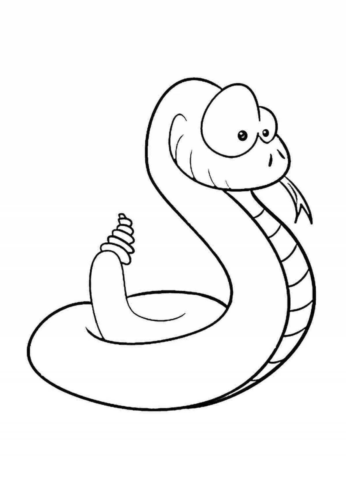 Змея для детей 5 6 лет #1