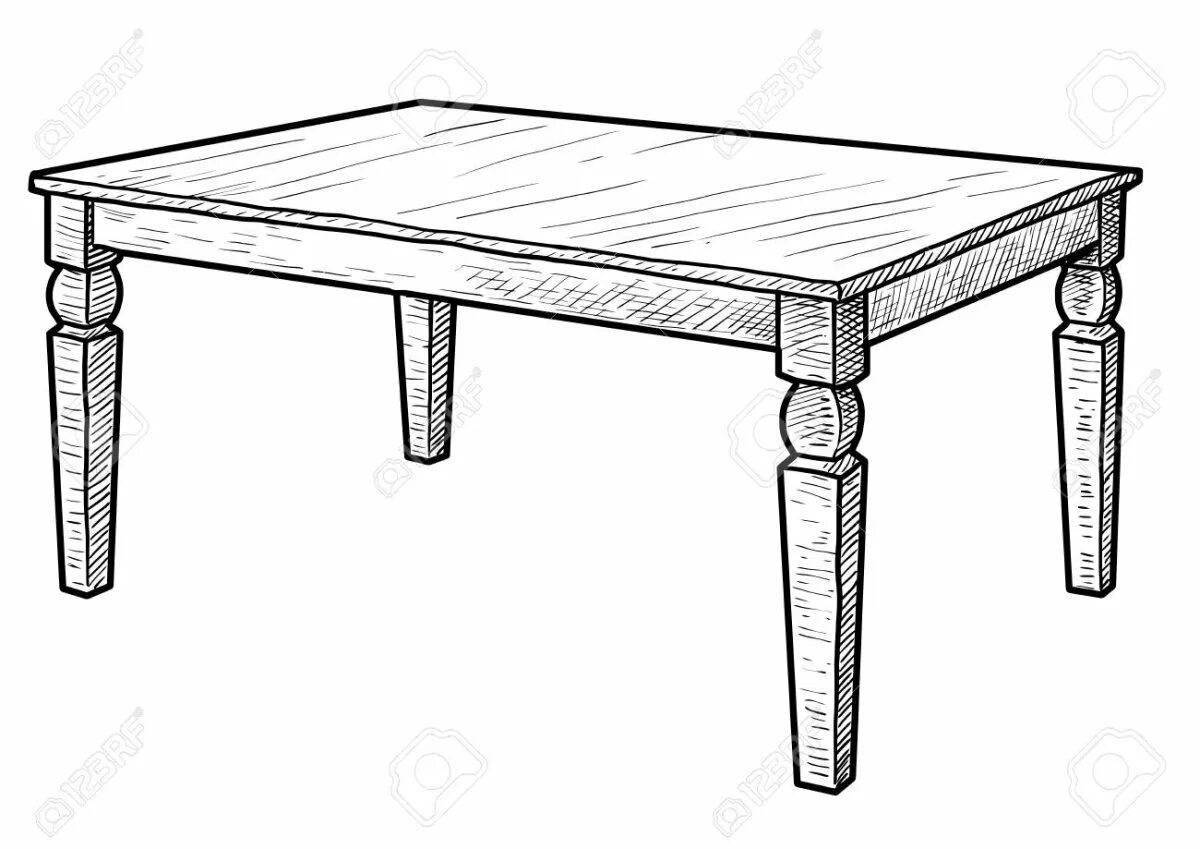 Table for children 3 4 years old #12