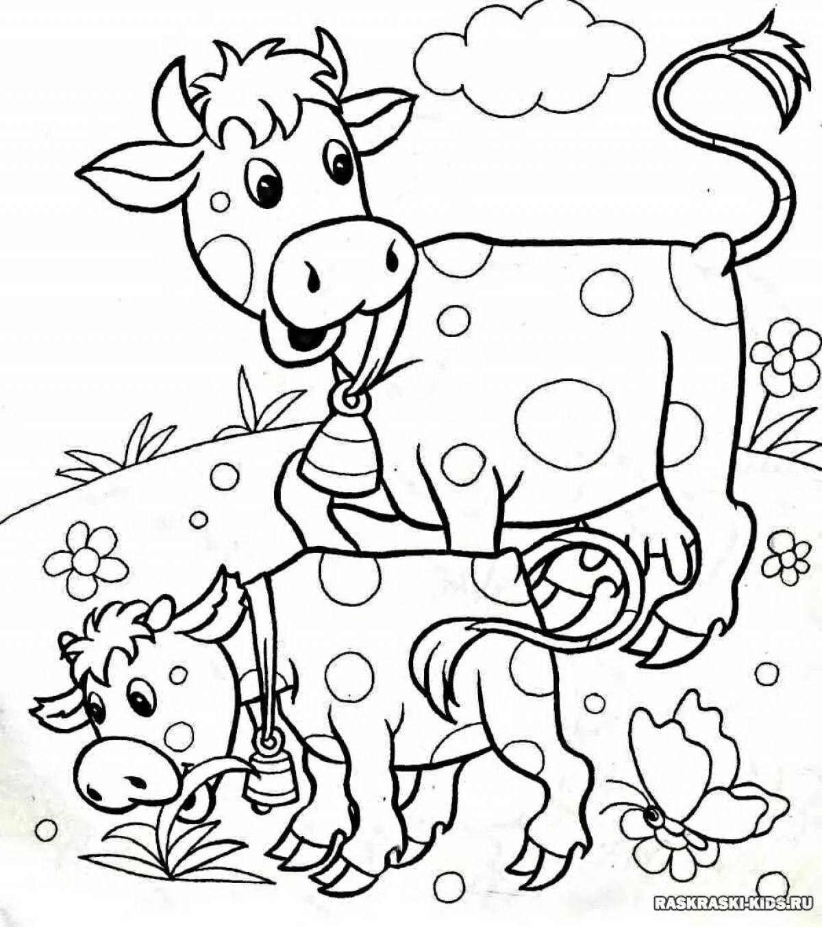 Корова для детей 4 5 лет #1