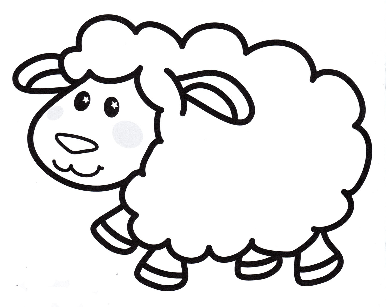 Sheep for children 4 5 years old #8