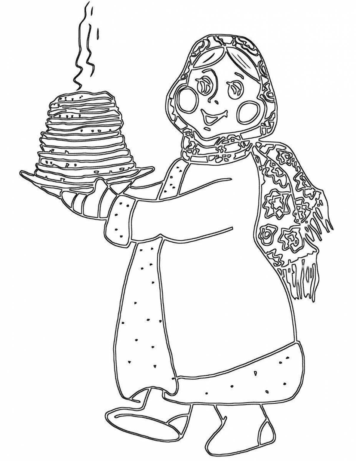 Coloring page charming carnival