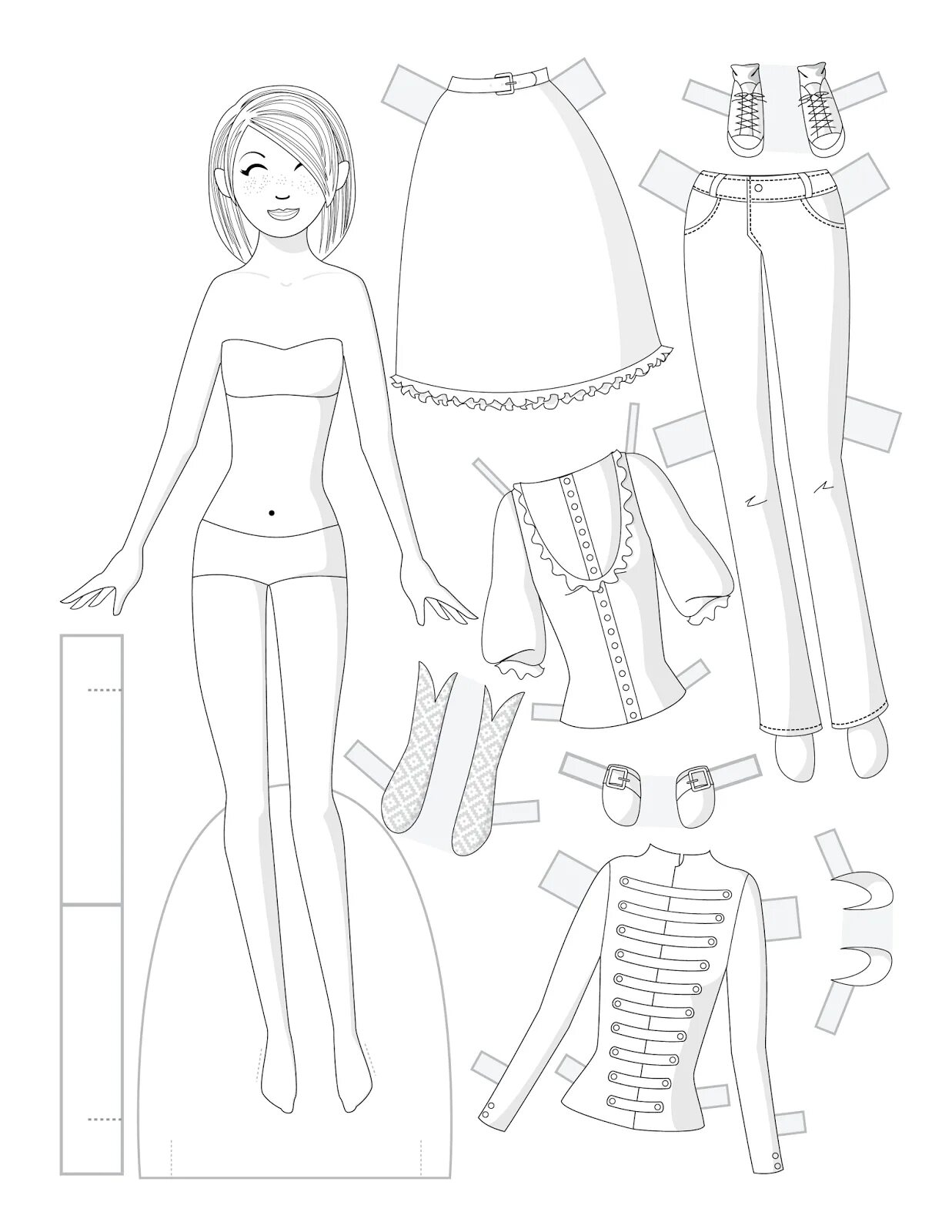 Безупречные куклы барби с вырезанной одеждой