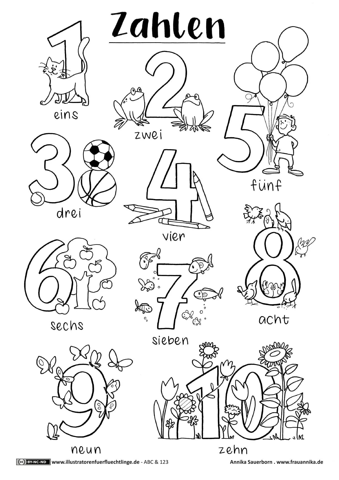 English numbers for kids #2