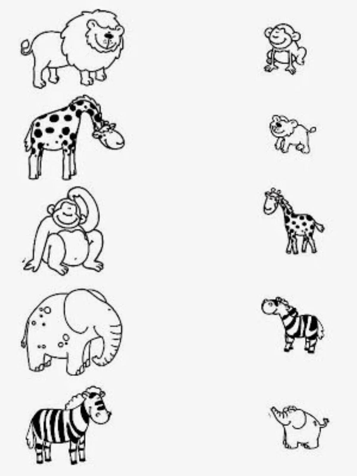 Играть соединять зверей. Животные задания для дошкольников. Африканские животные задания для дошкольников. Рисунки животных для детей. Детеныши животных задания для дошкольников.