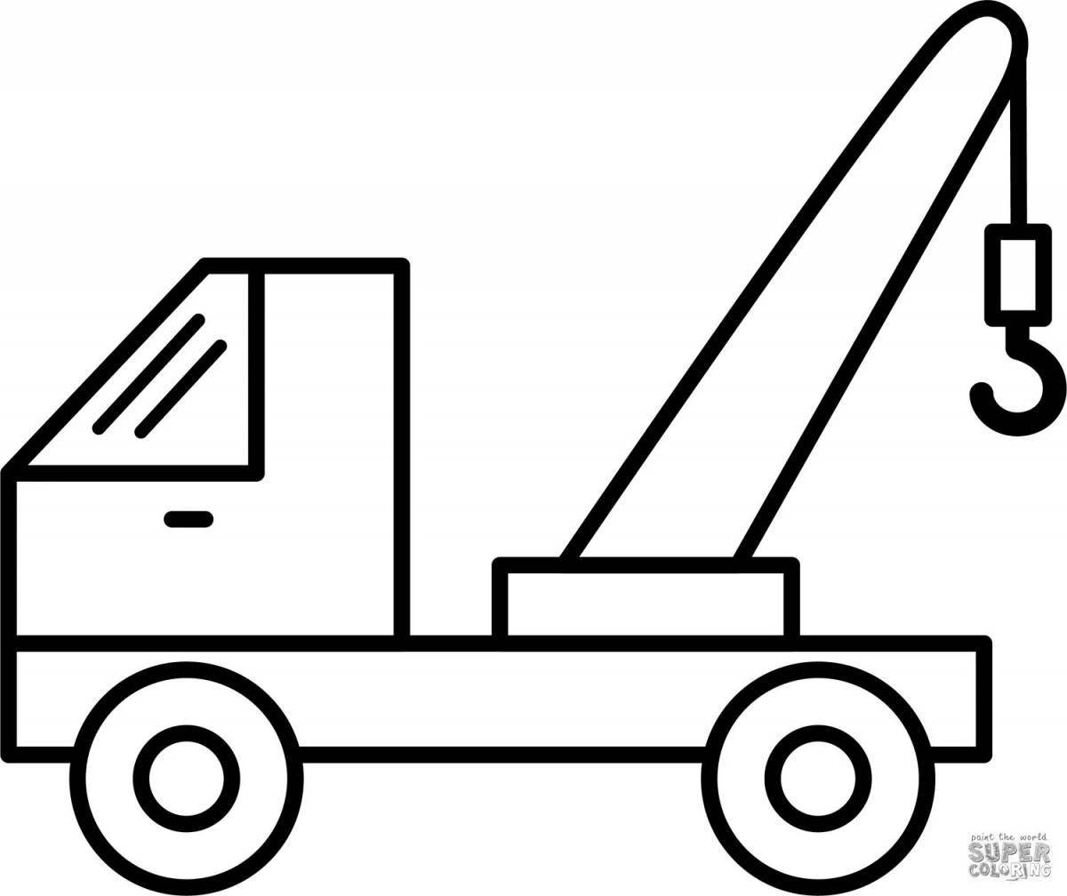 Fabulous tow truck coloring book for kids