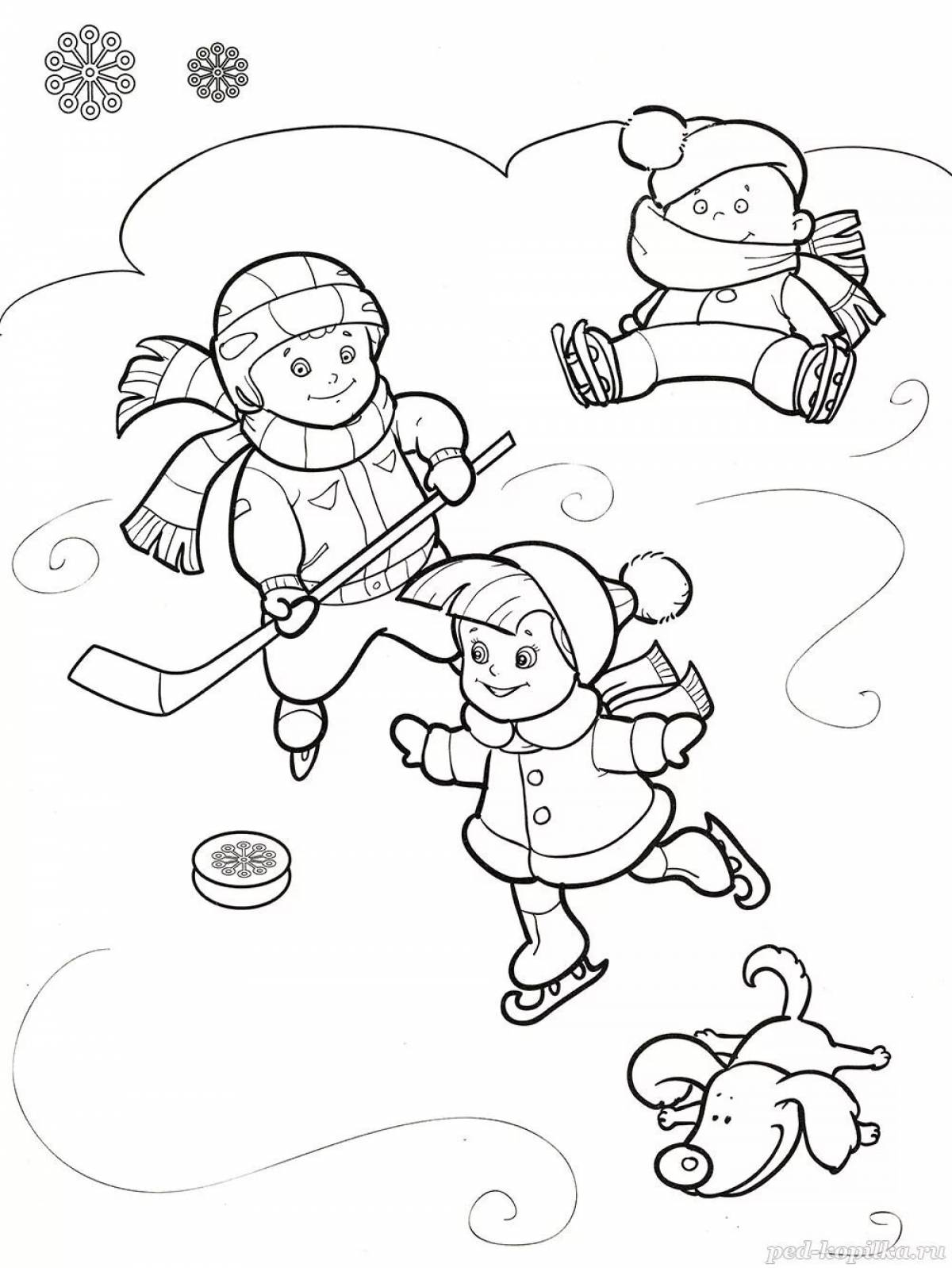Зимний спорт для детей 6 7 лет #2