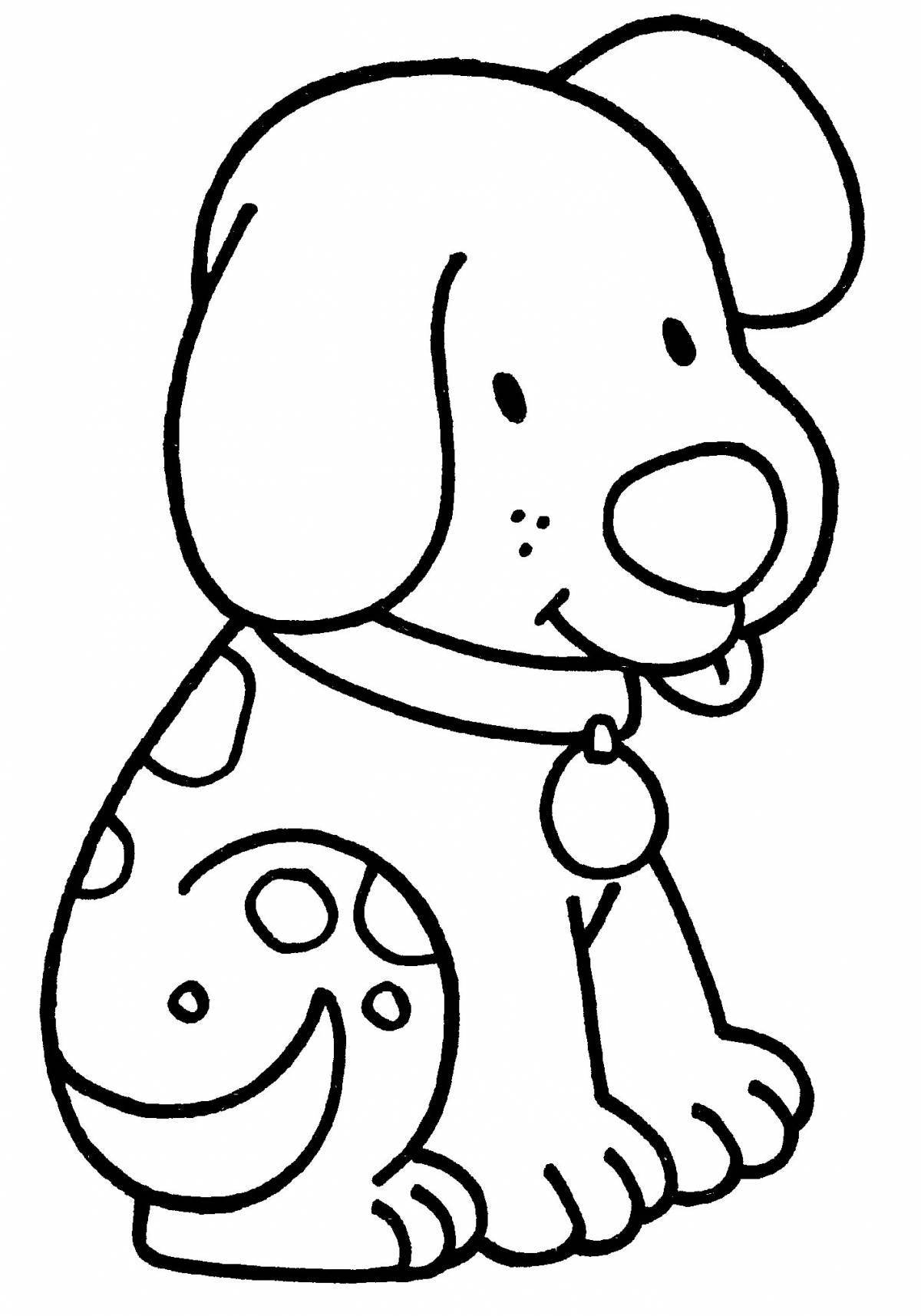 Coloring pages for children 2-3 years old