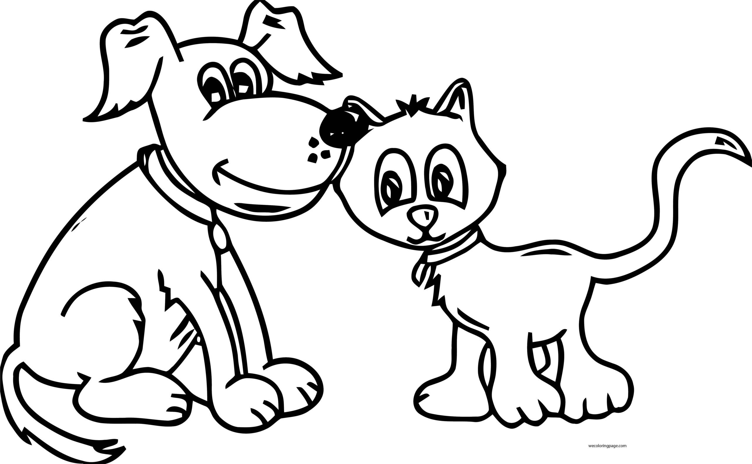 Great coloring book kittens dogs for children 3 4 years old