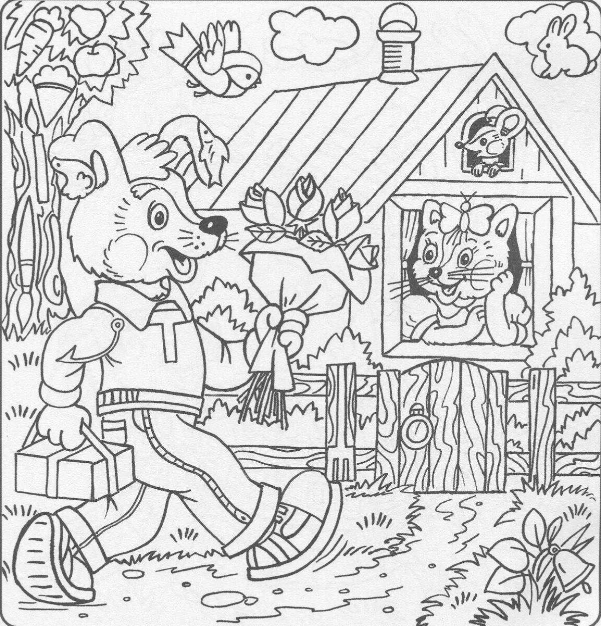 A fun coloring book for kids 7-8 years old