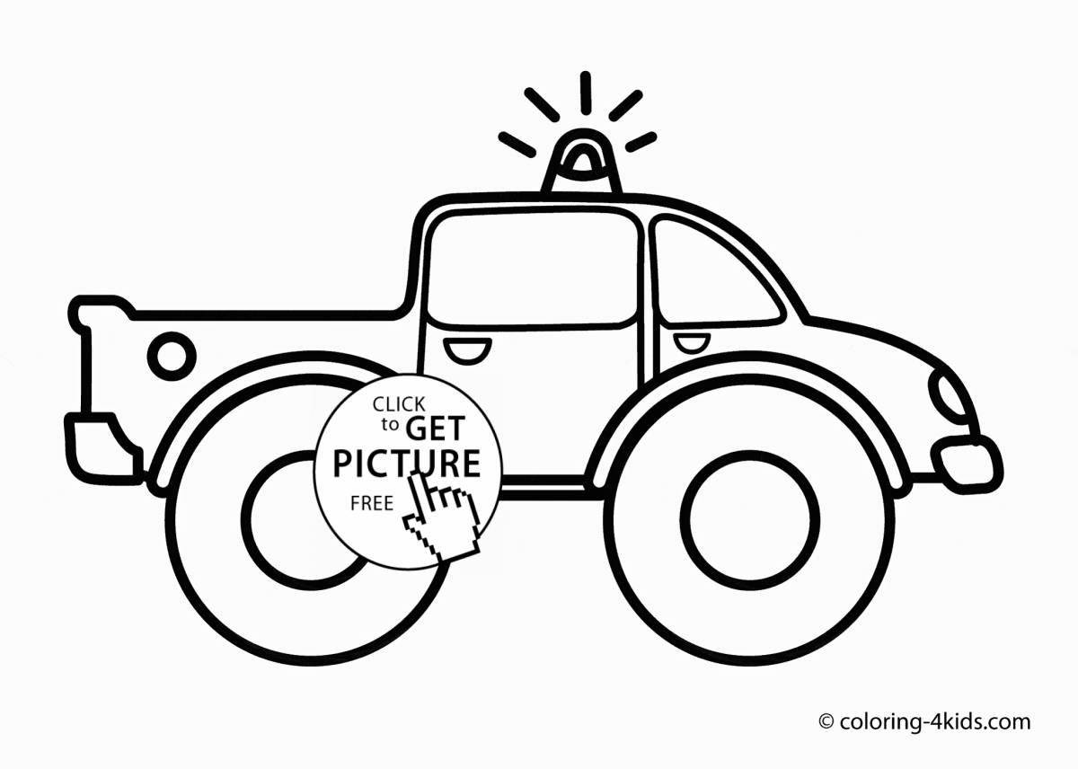 Incredible car without wheels for 3-4 year olds