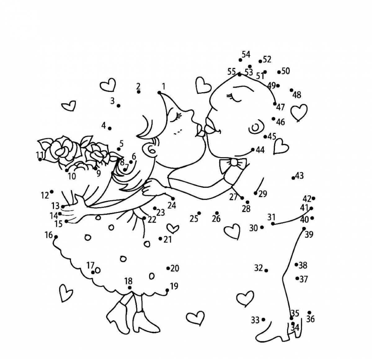 По цифрам соединить для детей 7 лет #7