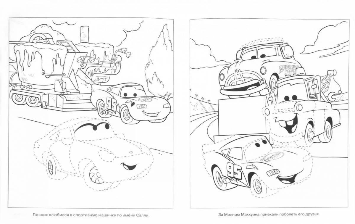 Adorable license plate coloring book for kids 5-6 years old