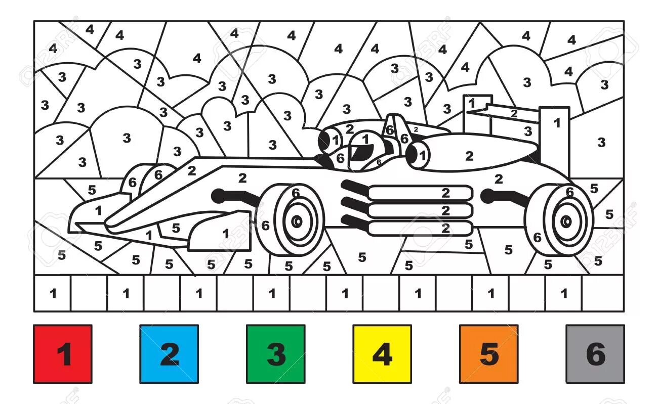 By numbers for children 5 6 years old for boys #25