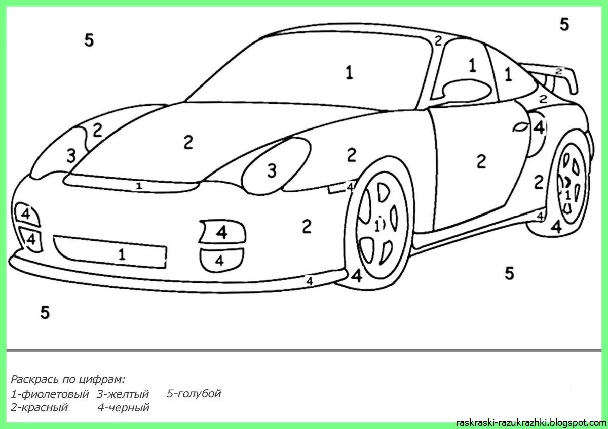 By numbers for children 5 6 years old for boys #27