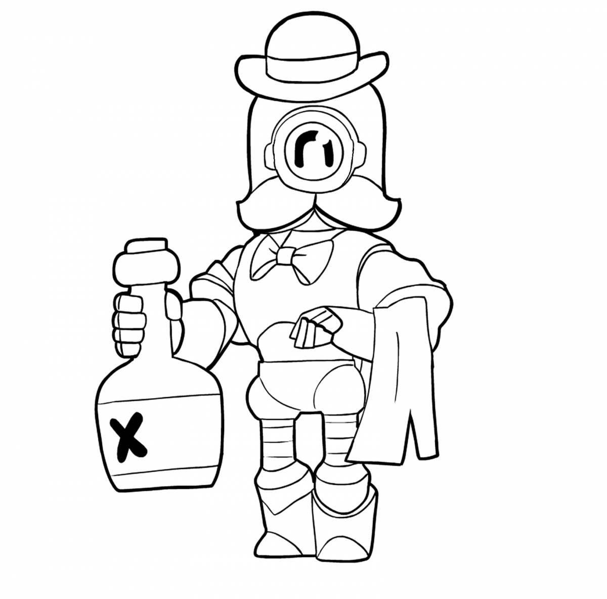 Delicate coloring dynamike
