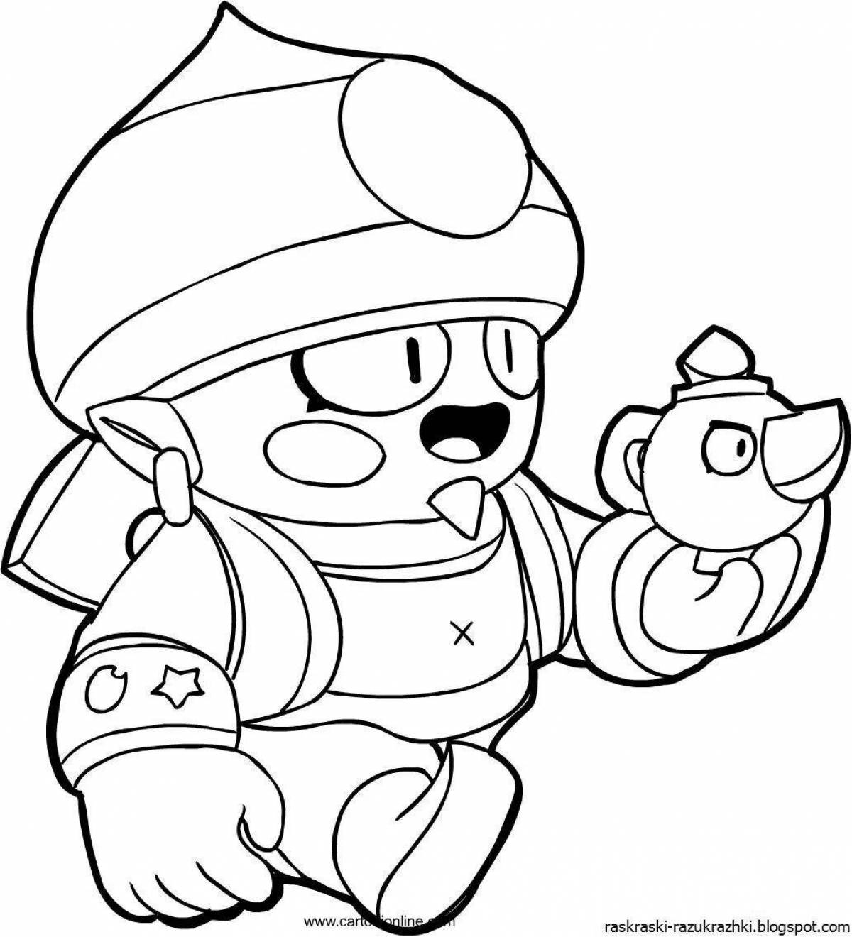 Dynamike peaceful coloring