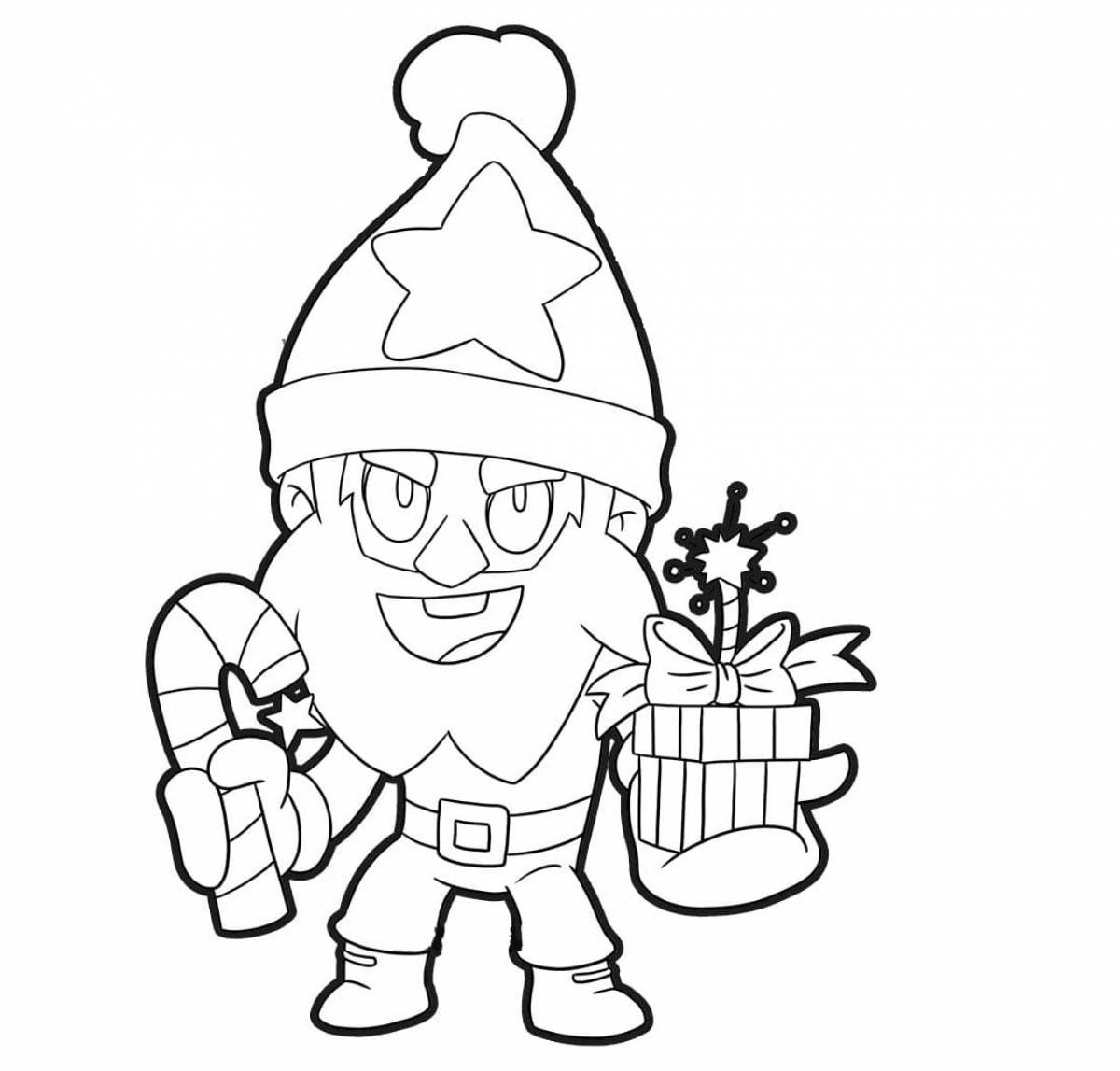 Calming dynamike coloring page