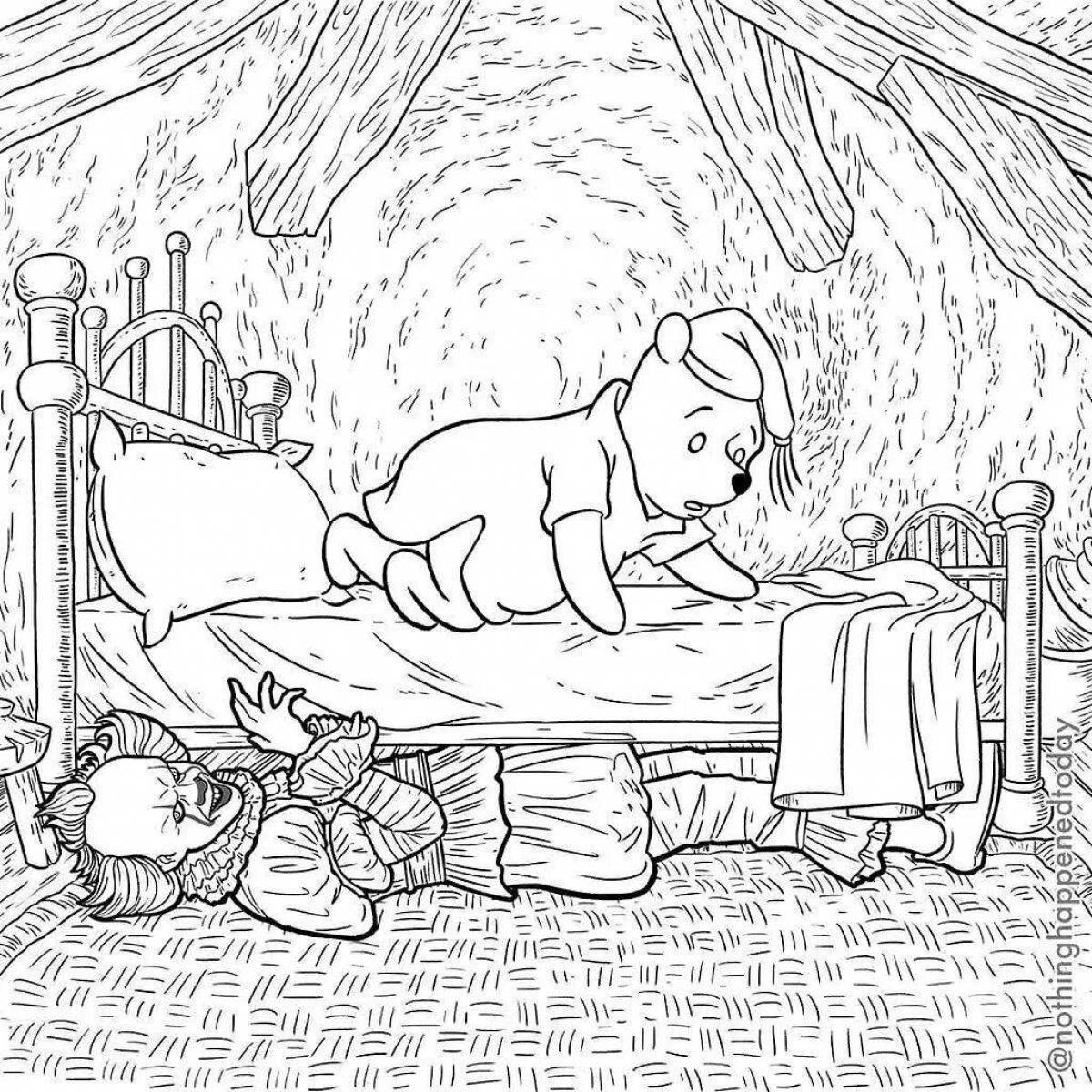 Awesome peek-a-boo coloring book