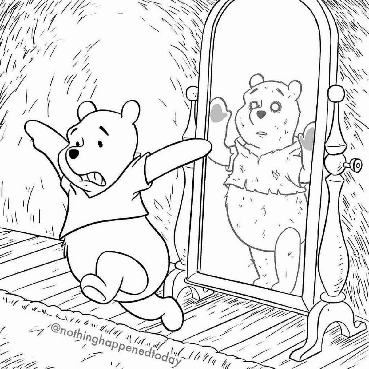 Pleasant peek-a-boo coloring