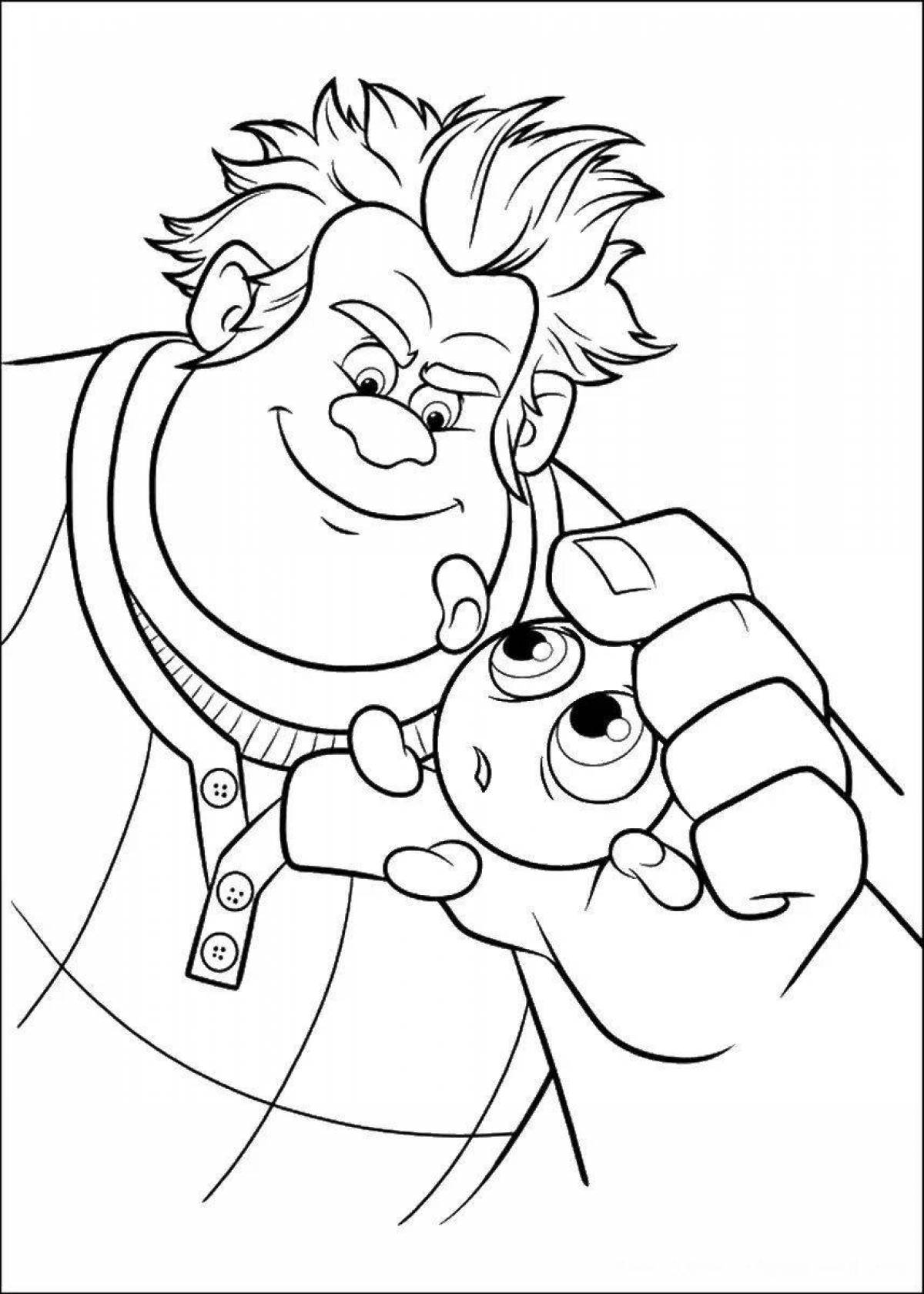 Charming penelope coloring book