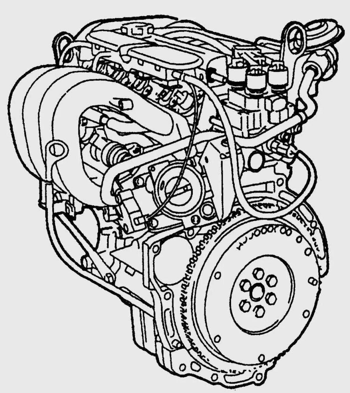 Рисунок двигателя машины. Двигатель Форд Zetec 1.4 схема. Двигатель Форд Фиеста 1.6 схема. Форд Фиеста 1996 года двигатель1.3 датчик вала двигателя. Форд Фьюжн ряд цилиндров 2.