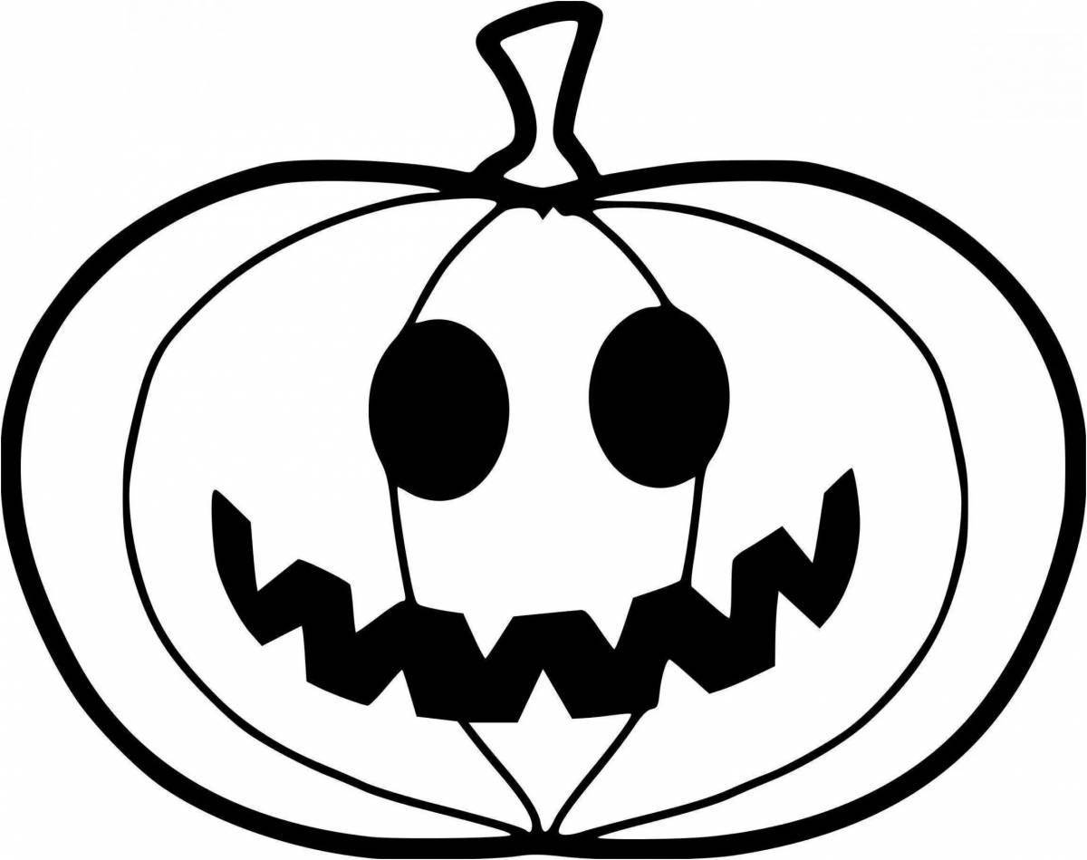 Photo Halloween supernatural coloring book